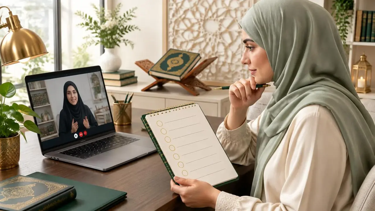 How to Choose an Online Quran School: Nine Questions to Ask visual guide