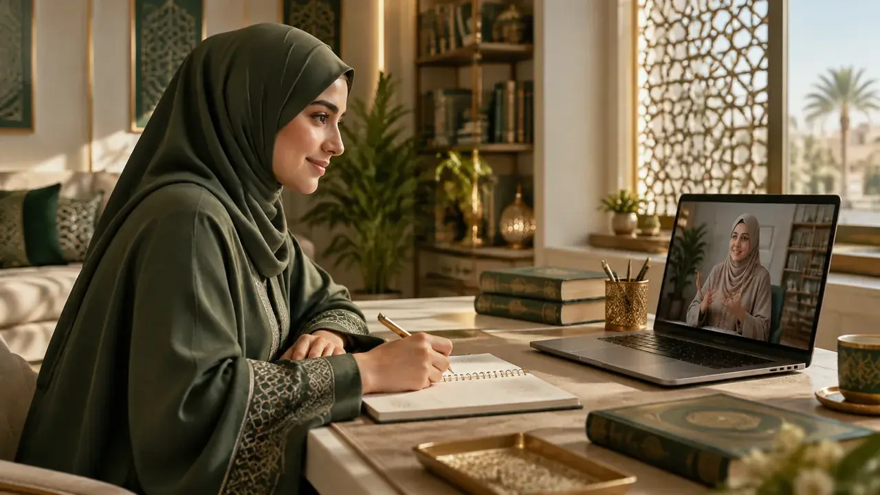 An interactive Arabic language class for non-native speakers