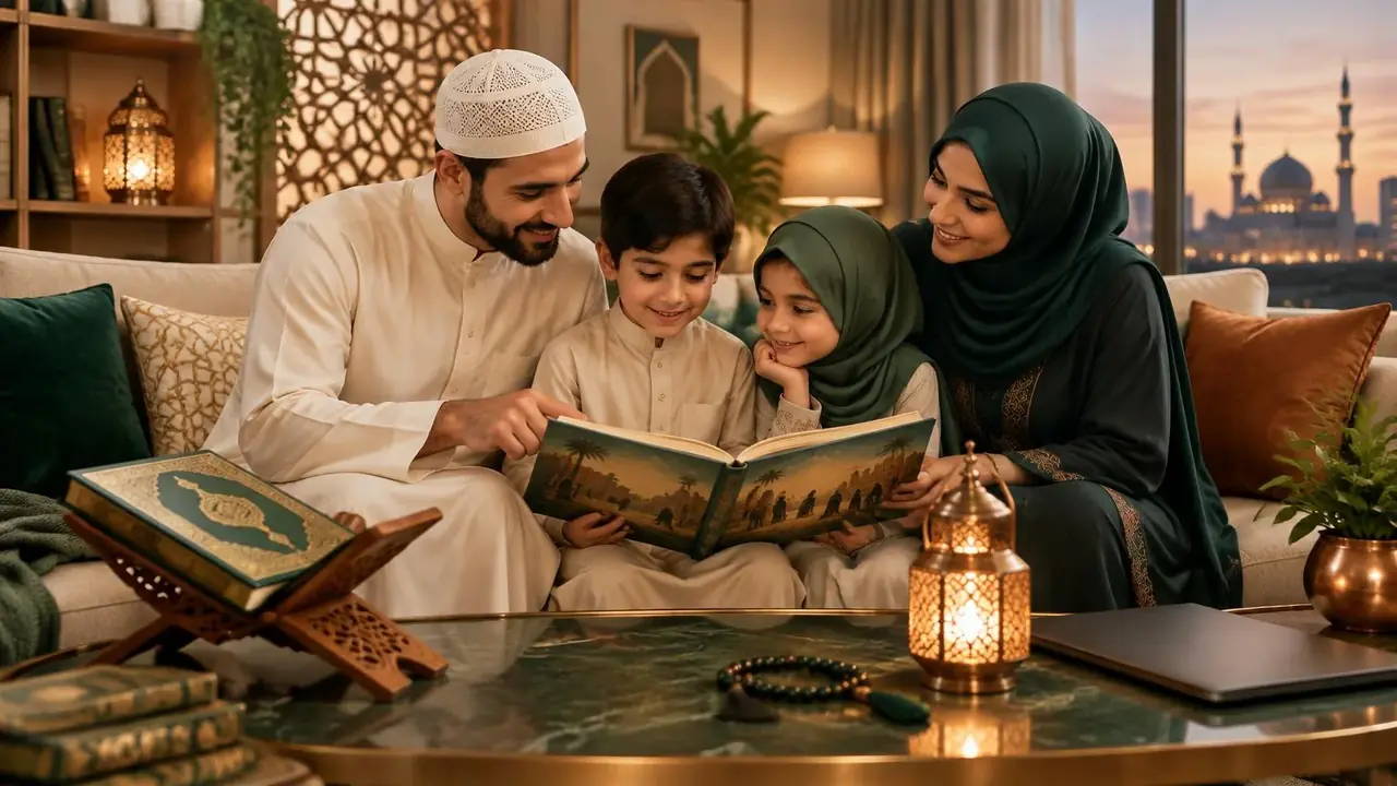 Raising Children with Islamic Values in a Digital Home visual guide