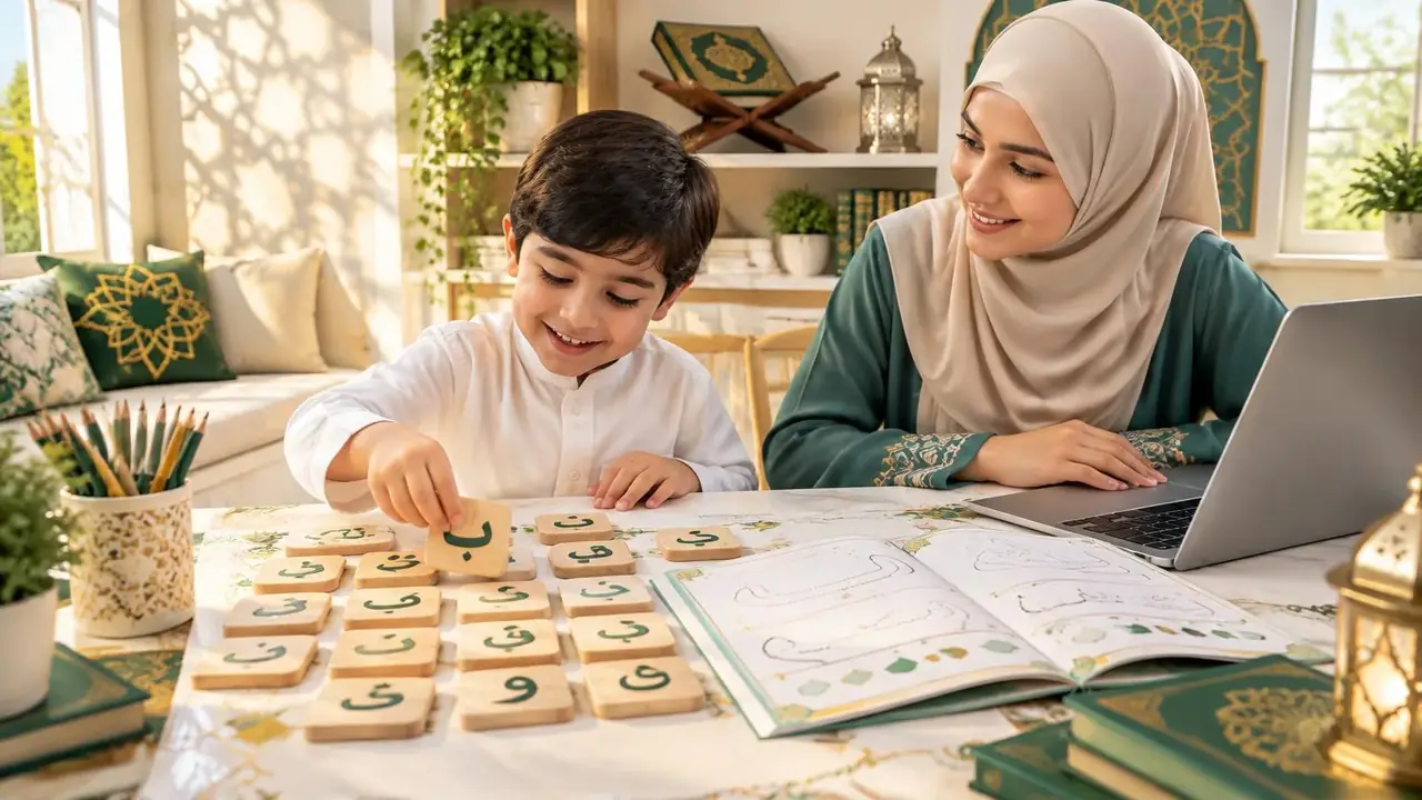 Qaida Noorania and Noor Al-Bayan Online: The Strongest Beginning visual guide