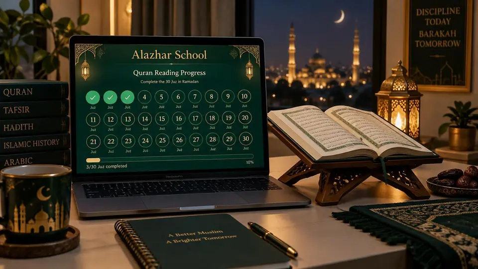 Ramadan Quran Plan: How to Finish the Quran in 30 Days visual guide