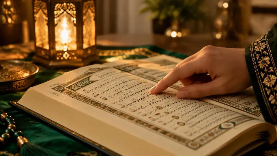 The Reward of Reciting the Quran: Ten Rewards for Every Letter visual guide